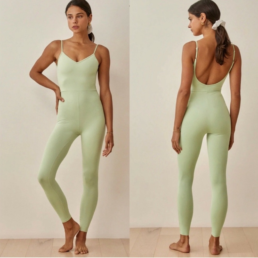 Reformation light green one piece